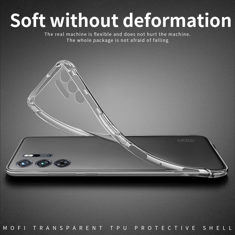 Pour Nubia Red Magic 9 Pro / 9 Pro+ Coque de téléphone en TPU ultra-mince transparente série MOFI Ming (Transparent)