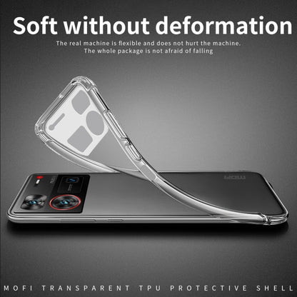 For Nubia Z60 Ultra MOFI Ming Series Transparent Ultra-thin TPU Phone Case(Transparent)