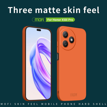 For Honor X50i Pro MOFI Qin Series Skin Feel All-inclusive PC Phone Case(Green)