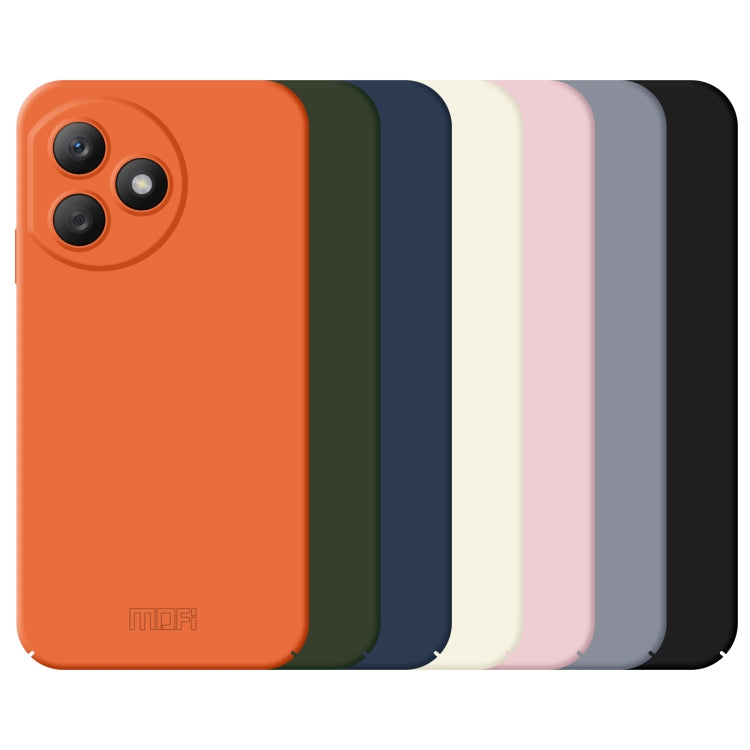 For Honor X50i Pro MOFI Qin Series Skin Feel All-inclusive PC Phone Case(Beige)