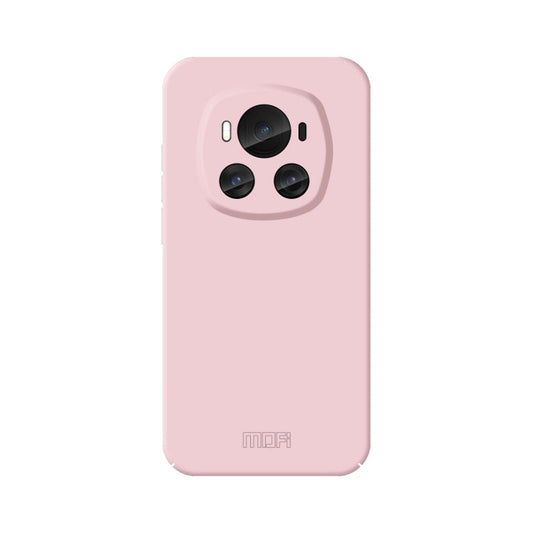 Pour Honor Magic6 Étui de téléphone PC tout compris en cuir MOFI série Qin (rose)