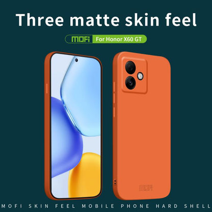 For Honor X60 GT MOFI Qin Series Skin Feel All-inclusive PC Phone Case(Gray)
