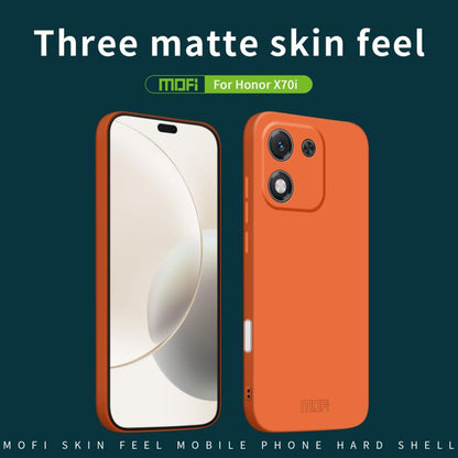 For Honor X70i MOFI Qin Series Skin Feel All-inclusive PC Phone Case(Green)