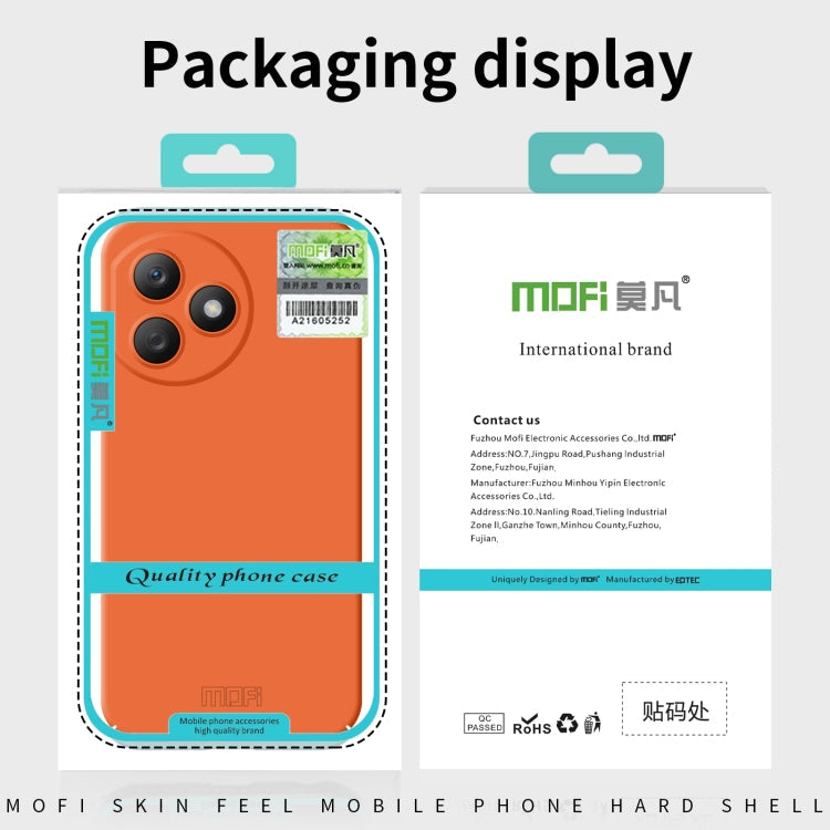 For Honor X50i Pro MOFI Qin Series Skin Feel All-inclusive PC Phone Case(Beige)