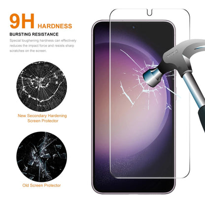 For Samsung Galaxy S24+ / S25+ 5G ENKAY 0.18mm High Aluminum-silicon Tempered Glass Film, Support Ultrasonic Fingerprint Unclock