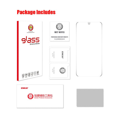 For Samsung Galaxy S24+ / S25+ 5G ENKAY 0.18mm High Aluminum-silicon Tempered Glass Film, Support Ultrasonic Fingerprint Unclock
