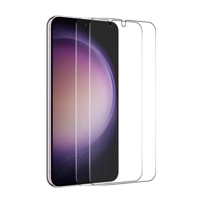 Pour Samsung Galaxy S24 5G, 2 films en verre trempé ENKAY 0,18mm en aluminium-silicium, compatibles avec le déverrouillage par empreinte digitale ultrasonique