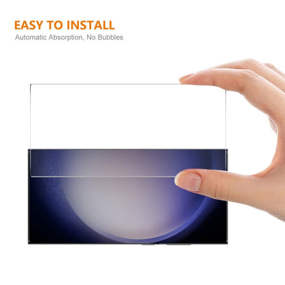 For Samsung Galaxy S24 Ultra 5G 2pcs ENKAY 0.18mm High Aluminum-silicon Tempered Glass Film, Support Ultrasonic Fingerprint Unclock