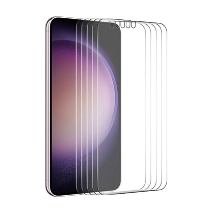 For Samsung Galaxy S24+ 5G 5pcs ENKAY 0.18mm High Aluminum-silicon Tempered Glass Film, Support Ultrasonic Fingerprint Unclock
