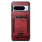 For Google Pixel 8 Pro Suteni H17 Oil Eax Leather Detachable Wallet Phone Case(Red)