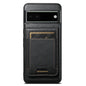 For Google Pixel 6a Suteni H17 Oil Eax Leather Detachable Wallet Phone Case(Black)