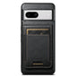 For Google Pixel 8a Suteni H17 Oil Eax Leather Detachable Wallet Phone Case(Black)