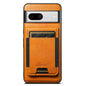 For Google Pixel 8a Suteni H17 Oil Eax Leather Detachable Wallet Phone Case(Khaki)