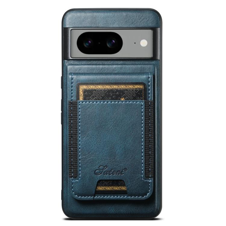 For Google Pixel 10 Pro XL Suteni H17 Oil Eax Leather Detachable Wallet Phone Case(Blue)