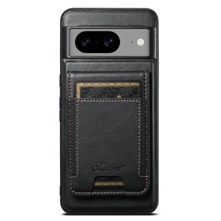 For Google Pixel 10 Suteni H17 Oil Eax Leather Detachable Wallet Phone Case(Black)
