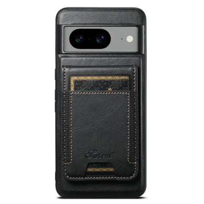 For Google Pixel 10 Suteni H17 Oil Eax Leather Detachable Wallet Phone Case(Black)