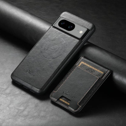 For Google Pixel 10 Suteni H17 Oil Eax Leather Detachable Wallet Phone Case(Black)
