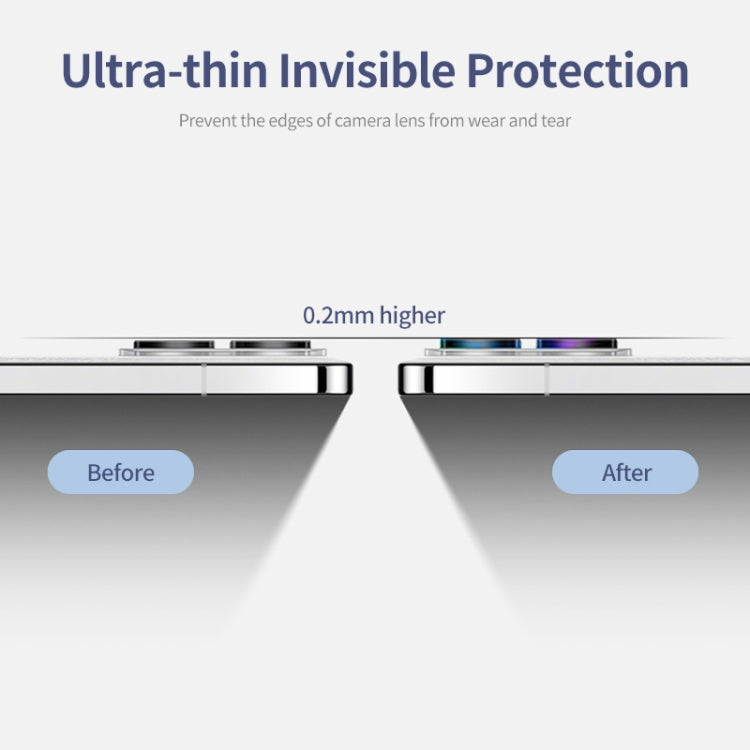 For Honor 100 Pro ENKAY Hat-Prince Full Coverage 9H Rear Camera Lens Tempered Glass Film