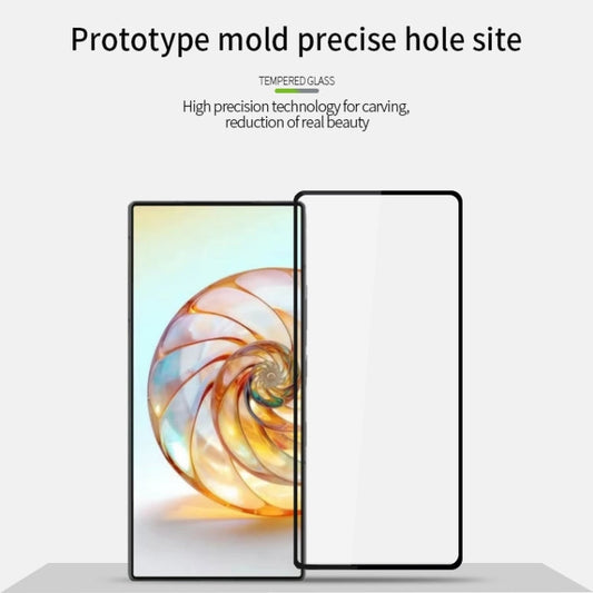 Pour ZTE nubia Z60 Ultra MOFI Film de protection en verre trempé 9H 2.5D plein écran (noir)