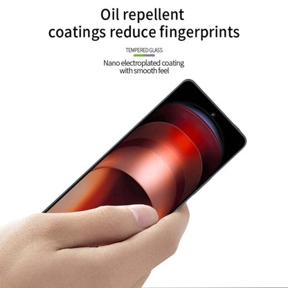 Pour vivo iQOO Neo9 / Neo9 Pro MOFI Film en Verre Trempé 9H 2.5D Plein Écran (Noir)