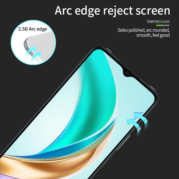 For Honor X6b MOFI 9H 2.5D Full Screen Tempered Glass Film(Black)