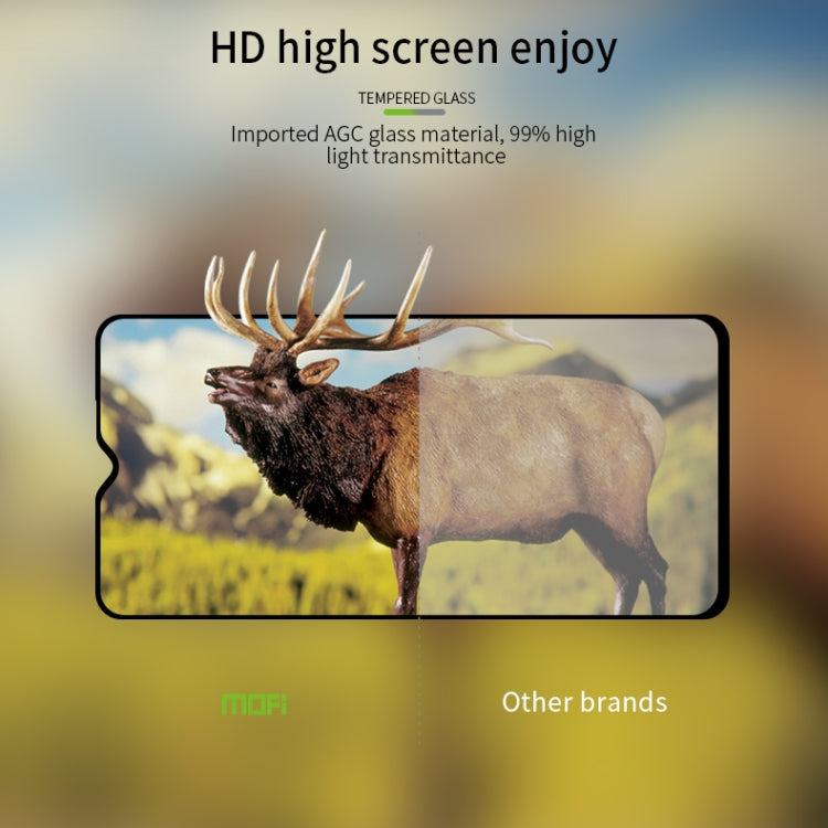 For Honor X6b MOFI 9H 2.5D Full Screen Tempered Glass Film(Black)
