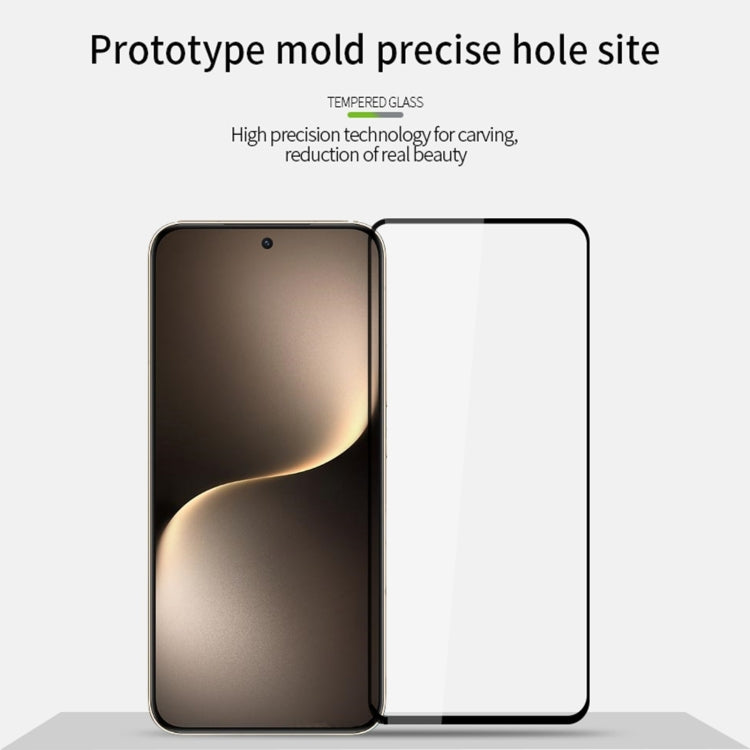 For Honor Magic7 MOFI 9H 2.5D Full Screen Tempered Glass Film(Black)