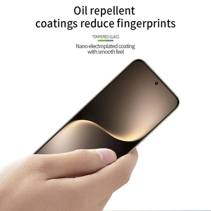 For Honor Magic7 MOFI 9H 2.5D Full Screen Tempered Glass Film(Black)