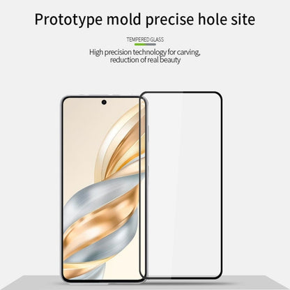 For Honor X60 MOFI 9H 2.5D Full Screen Tempered Glass Film(Black)