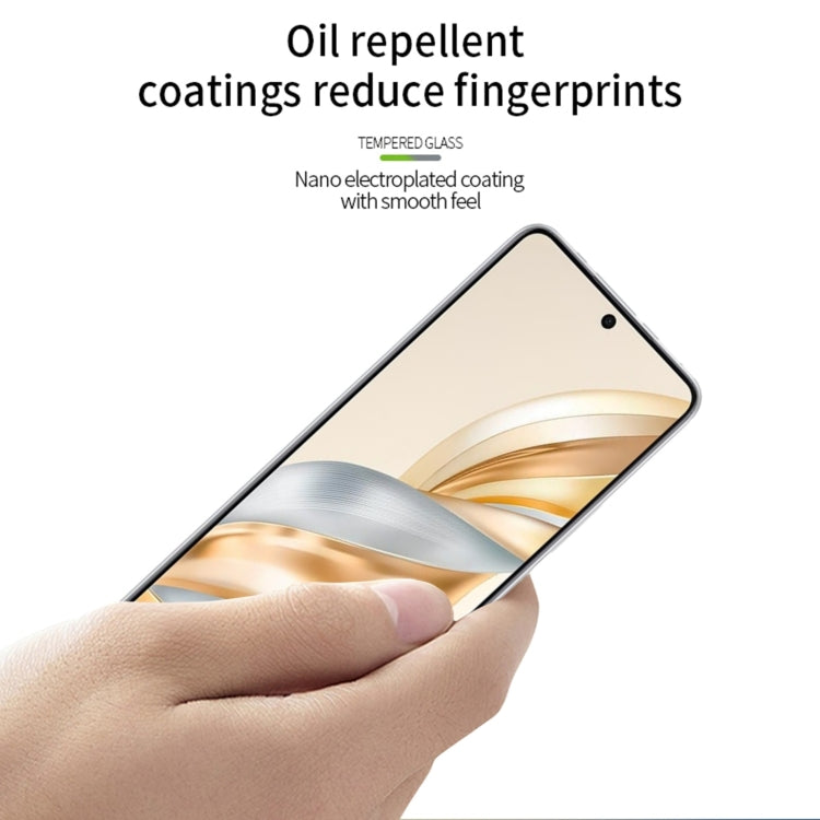 For Honor X60 MOFI 9H 2.5D Full Screen Tempered Glass Film(Black)