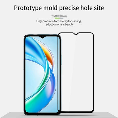 For Honor X5b / X5b Plus MOFI 9H 2.5D Full Screen Tempered Glass Film(Black)