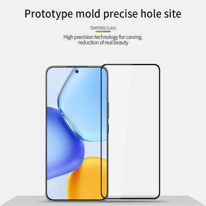 Pour Honor X60 GT MOFI Film en Verre Trempé 9H 2.5D Couverture Intégrale (Noir)