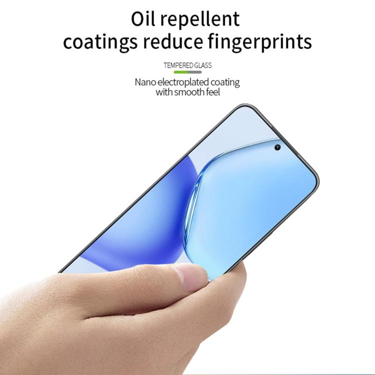 Pour Honor X60 GT MOFI Film en Verre Trempé 9H 2.5D Couverture Intégrale (Noir)