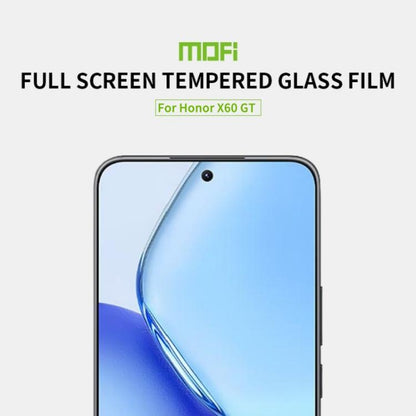 Pour Honor X60 GT MOFI Film en Verre Trempé 9H 2.5D Couverture Intégrale (Noir)