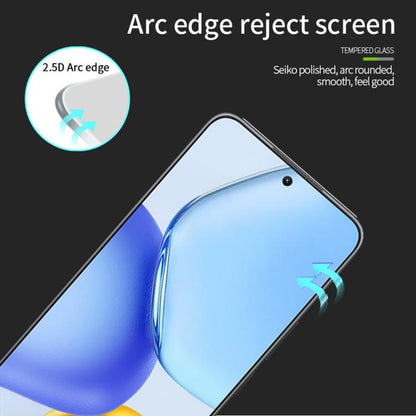 Pour Honor X60 GT MOFI Film en Verre Trempé 9H 2.5D Couverture Intégrale (Noir)