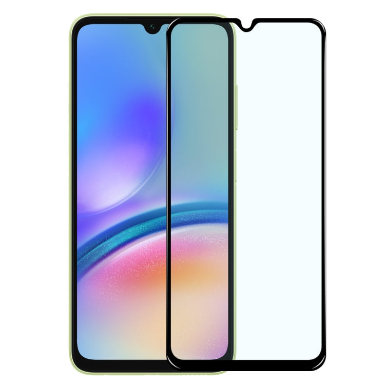 For Samsung Galaxy A05 4G / A05s 4G NORTHJO A++ Screen Protector Full Glue Silk Printing Tempered Glass Film(Black)