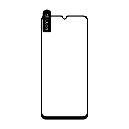 For Samsung Galaxy A24 4G NORTHJO A++ Screen Protector Full Glue Silk Printing Tempered Glass Film(Black)