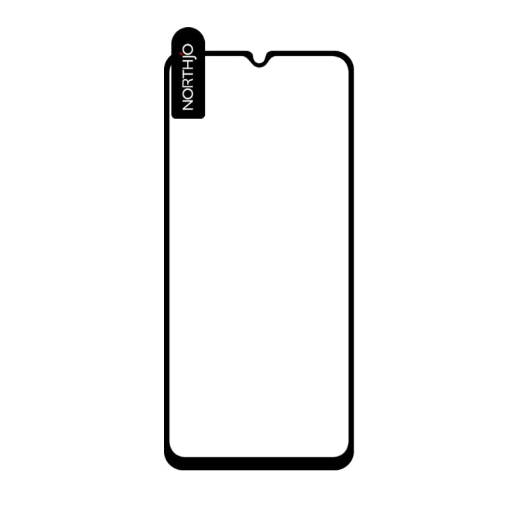 For Samsung Galaxy A34 5G NORTHJO A++ Screen Protector Full Glue Silk Printing Tempered Glass Film(Black)