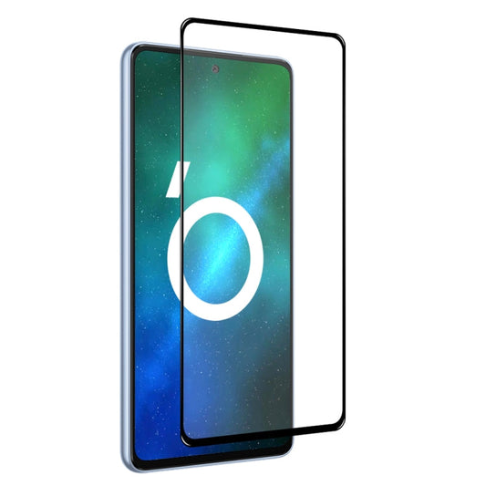 For Samsung Galaxy A53 5G NORTHJO A++ Screen Protector Full Glue Silk Printing Tempered Glass Film(Black)