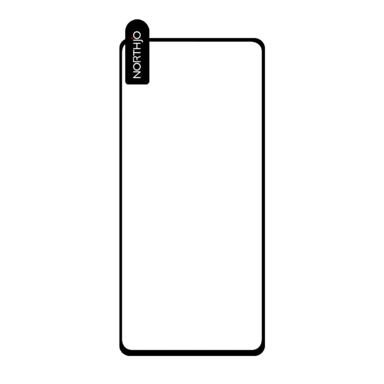 For Samsung Galaxy A53 5G NORTHJO A++ Screen Protector Full Glue Silk Printing Tempered Glass Film(Black)
