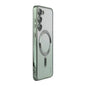 For Samsung Galaxy S24+ 5G ENKAY Hat-Prince Magnetic Glitter Plated TPU Phone Case with Lens Film(Green)