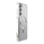 For Samsung Galaxy S25 5G ENKAY Hat-Prince Magnetic Glitter Plated TPU Phone Case with Lens Film(Silver)