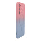 For Samsung Galaxy S23 5G ENKAY Hat-Prince MagSafe Rainbow Gradient Silicone Phone Case with Lens Film(Pink Blue)