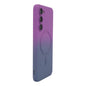 Pour Samsung Galaxy S23 5G Coque de téléphone en silicone ENKAY Hat-Prince MagSafe dégradé arc-en-ciel avec film pour objectif (bleu violet)