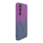 For Samsung Galaxy S25+ 5G ENKAY Hat-Prince MagSafe Rainbow Gradient Silicone Phone Case with Lens Film(Purple Blue)