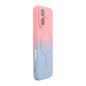 For iPhone 16 Plus ENKAY Hat-Prince MagSafe Rainbow Gradient Silicone Phone Case with Lens Film(Pink Blue)
