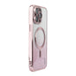 Pour iPhone 13 Pro Max ENKAY Hat-Prince Coque de téléphone antichoc plaquée paillettes magnétiques avec film d'objectif (Rose)