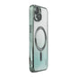 Pour iPhone 15 Plus Étui de téléphone antichoc plaqué pailleté magnétique ENKAY Hat-Prince avec film de protection d'objectif (vert)
