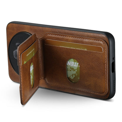 For Honor Magic6 Pro Suteni H02 Leather Wallet Stand Back Phone Case(Brown)