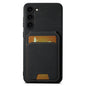 For Samsung Galaxy S23+ 5G Suteni H02 Litchi Leather Card Wallet Stand Back Phone Case(Black)